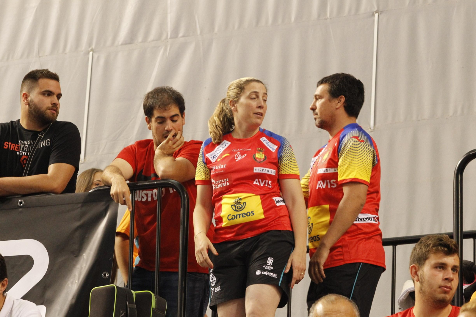 Fotogalería España-Suecia. Balonmano. Palacio Juegos Mediterráneos. Almería