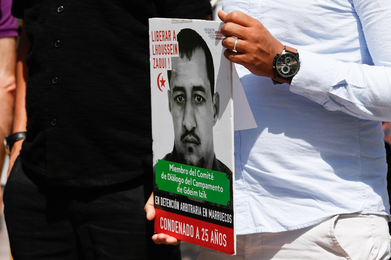 Las fotos de la concentración por los presos políticos saharauis en Algeciras