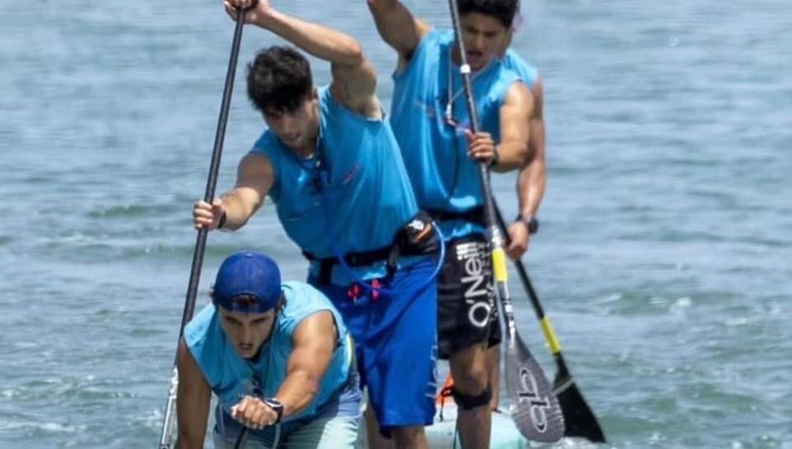 Los gaditanos Antonio Morillo y Fernando Pérez, oro y plata en el campeonato de España de paddle surf