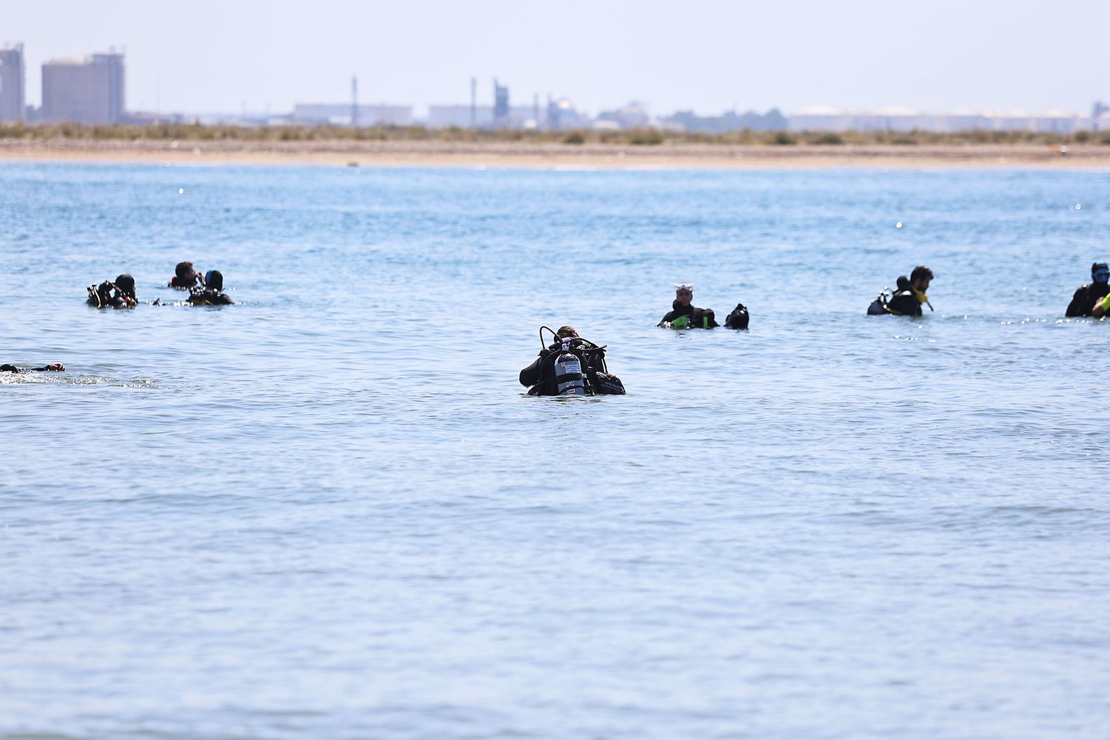 Imágenes de la gran recogida de residuos abandonados en el marco de la octava edición de '1m2 contra la basuraleza'. En la playa de la Canaleta.