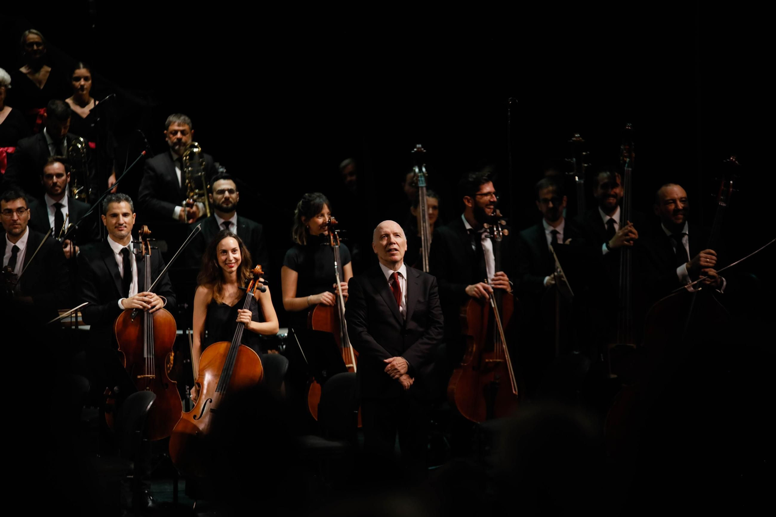 Imágenes de la novena Beethoven interpretado por la OCAL y Orfeón para Cajamar