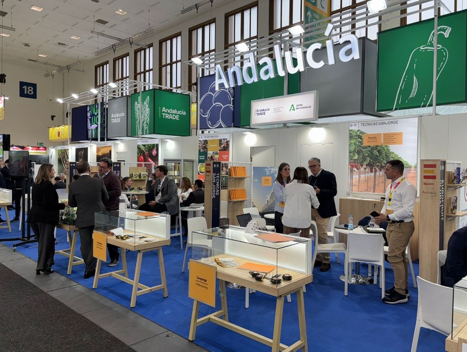 Stand de Andalucía.