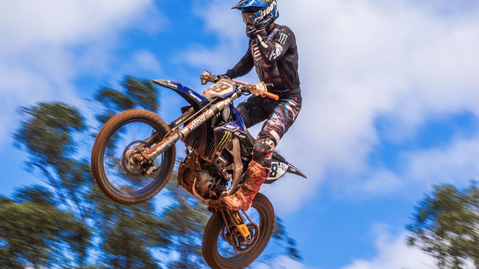 Fabio Dos Santos, piloto del equipo Yamaha Eduardo Castro, logró la segunda posición en el podio.