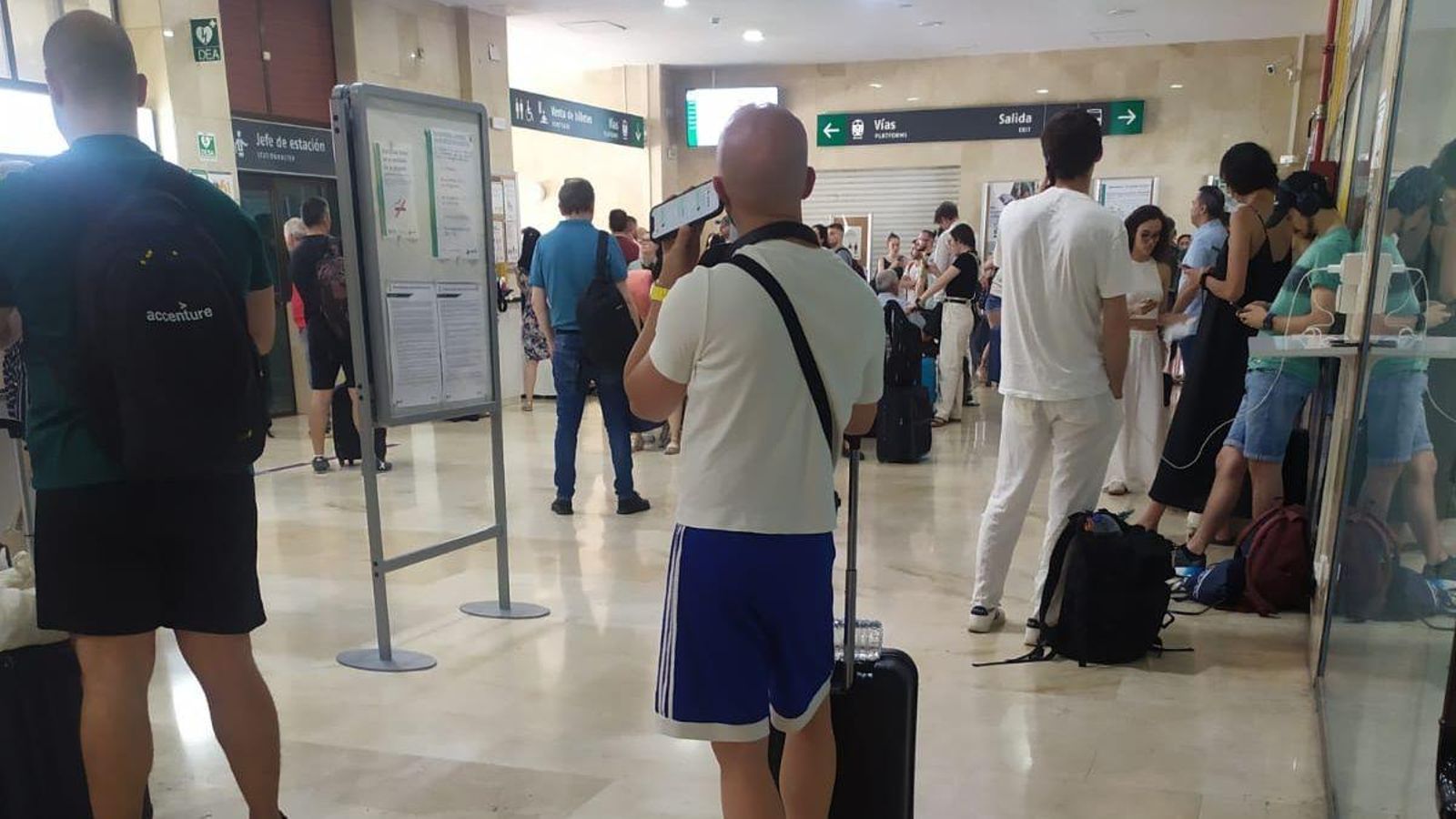 Nueva incidencia en la estación de Jaén.
