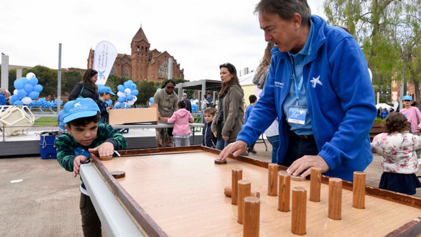 Una de las mesas de juego.