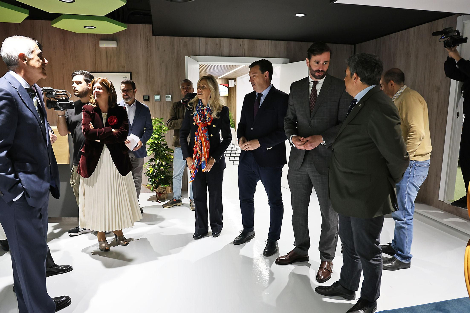 Imágenes de la inauguración del coworking digital 'La Nao'.