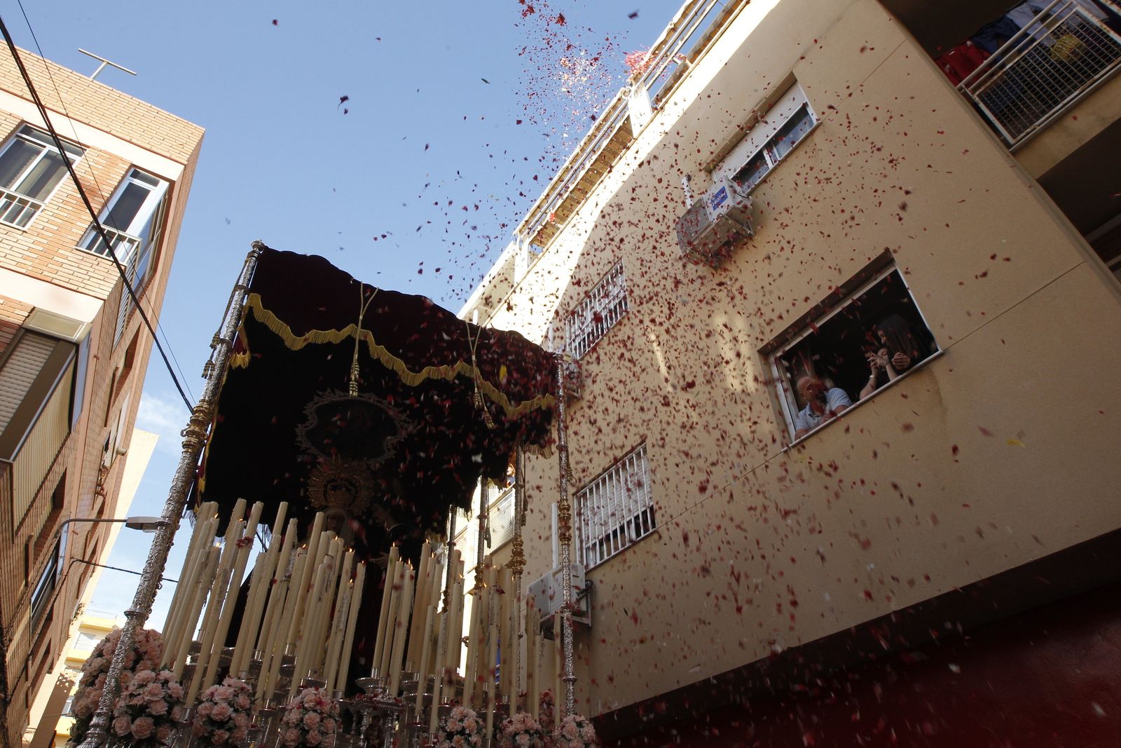 Imágenes de la Procesión de Coronación. Barrio de Los Molinos. Semana Santa Almería 2019