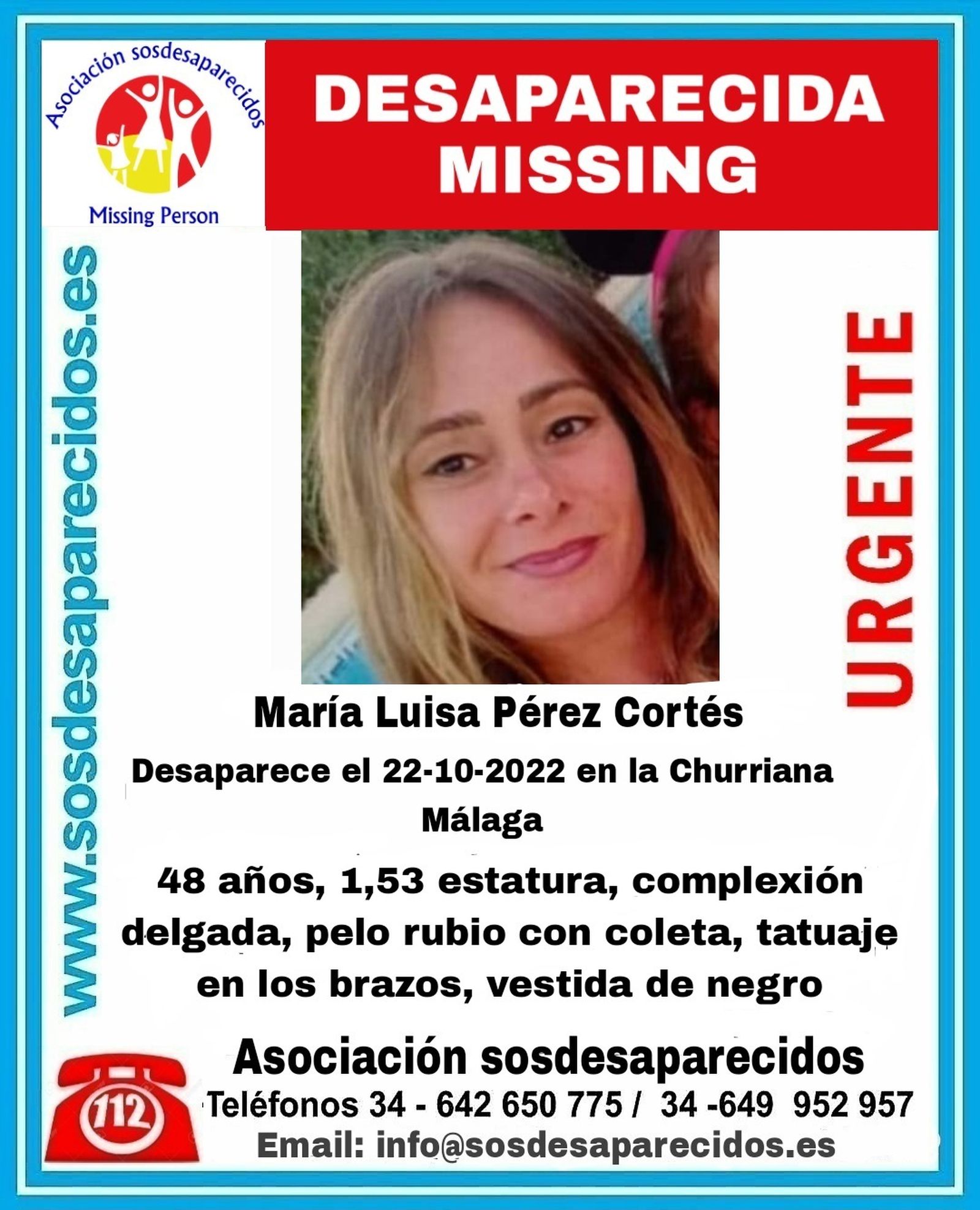 Una imagen de María Luisa Pérez.