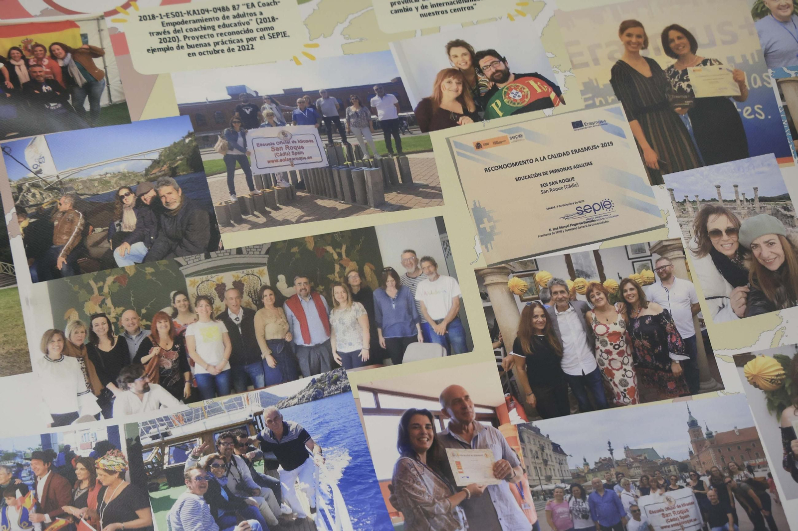 Las fotos del homenaje póstumo a Marian Díaz, directora de la Escuela Oficial de Idiomas de San Roque