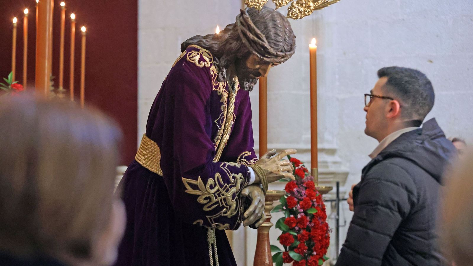 Las imágenes del Miércoles de Ceniza en Jerez: Veneraciones en San Miguel, San Lucas, San Francisco y Capuchinos