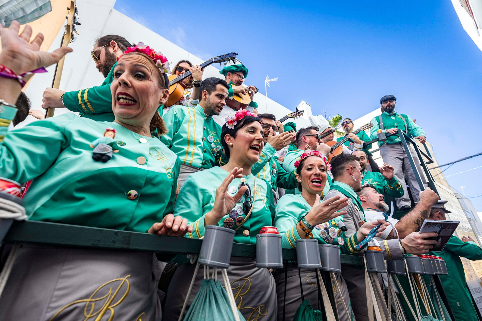 Todas las imágenes de los carruseles de coros de la Viña y el Mentidero del Carnaval de Cádiz 2024