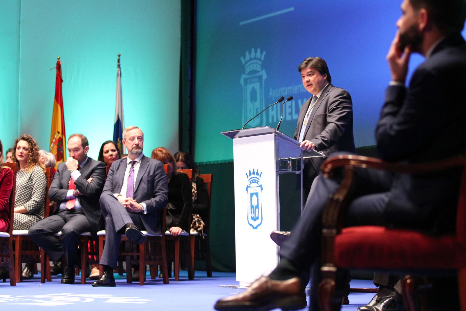 Imágenes de la entrega de las medallas de Huelva