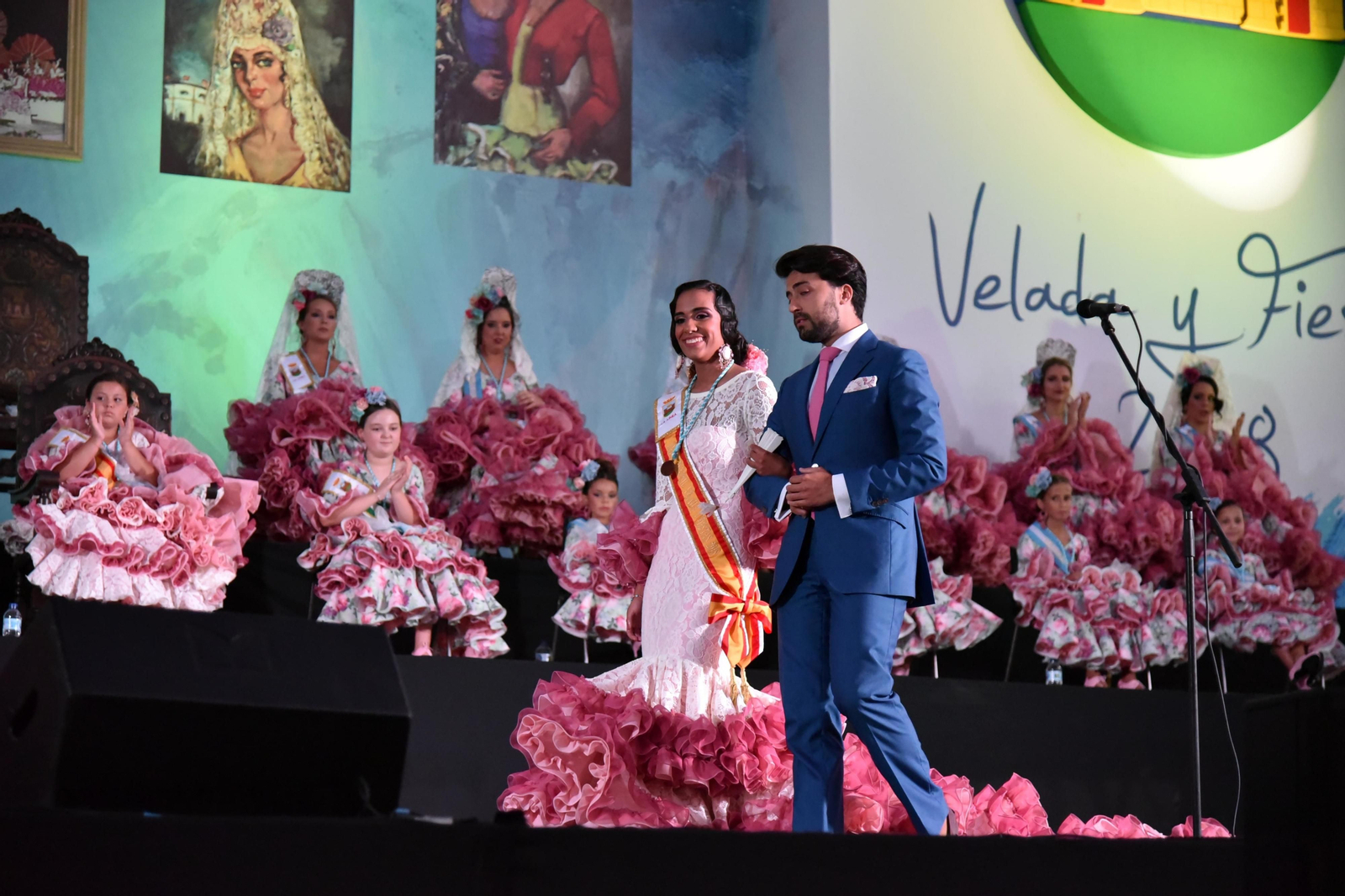 Imágenes del acto de coronación en La Línea