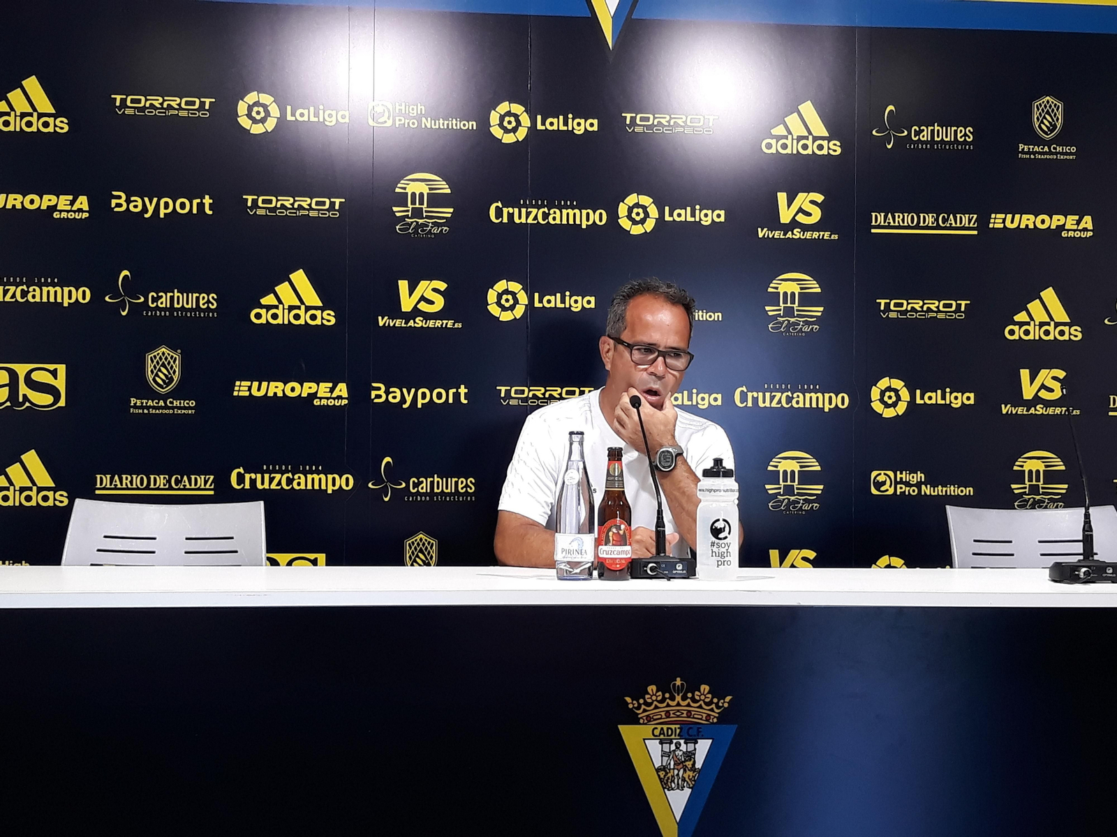 Álvaro Cervera, en rueda de prensa.