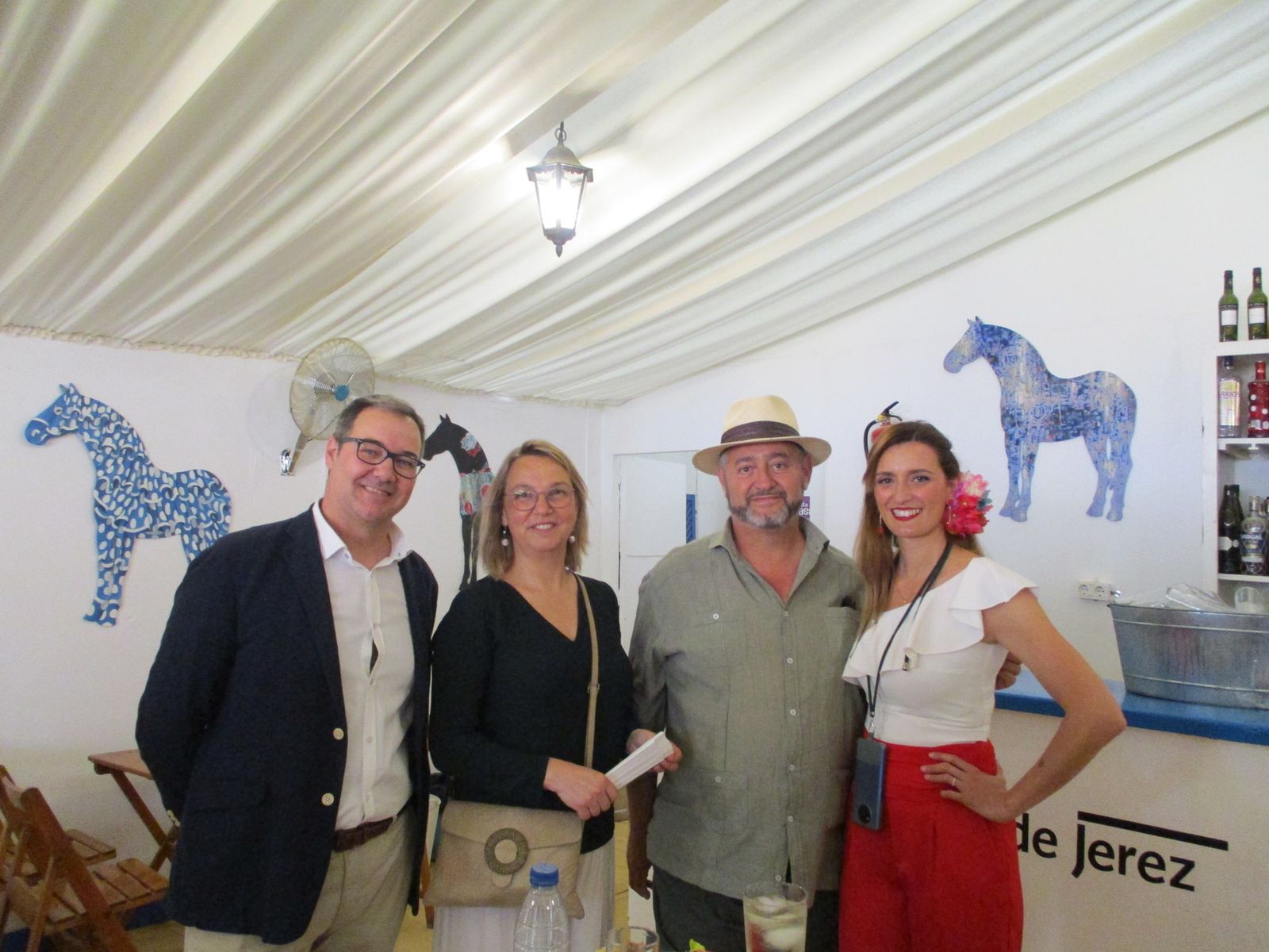 Jueves de Feria en la caseta de Diario de Jerez