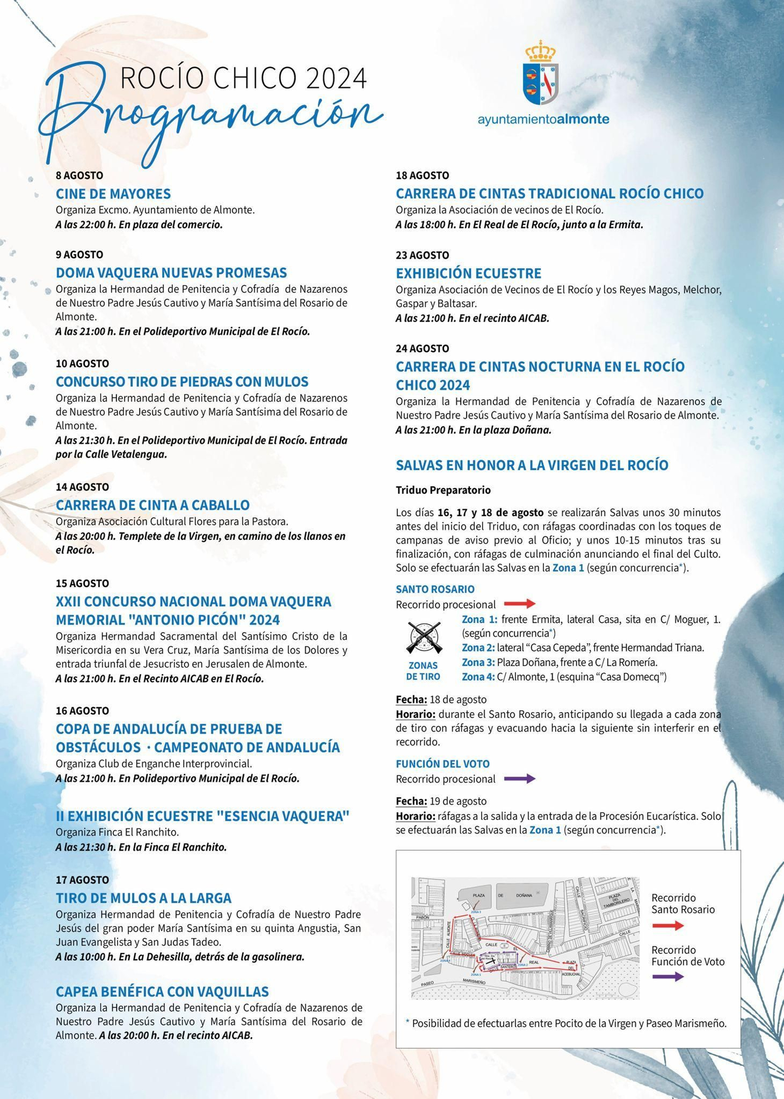 Programación de actividades.