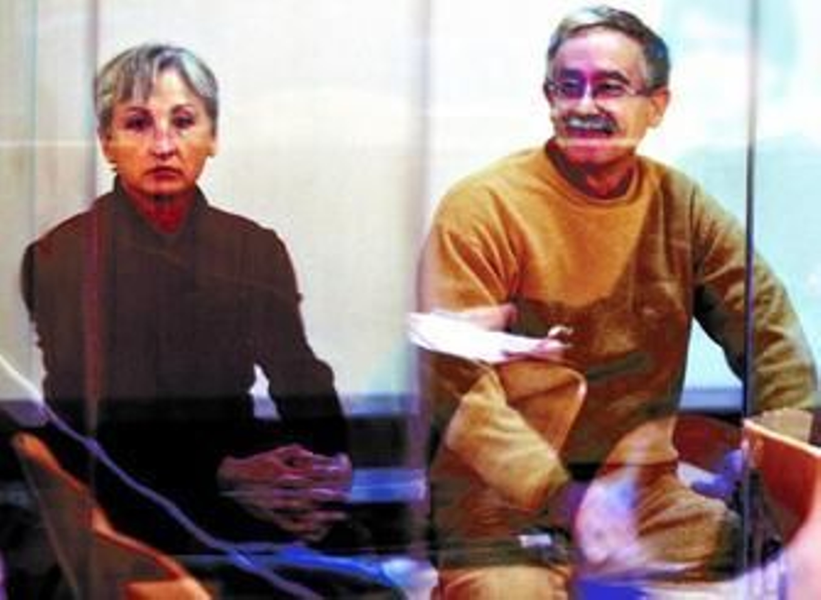 Isabel Llaquet y Manuel Pérez Martínez, ayer, en la Audiencia Nacional.
