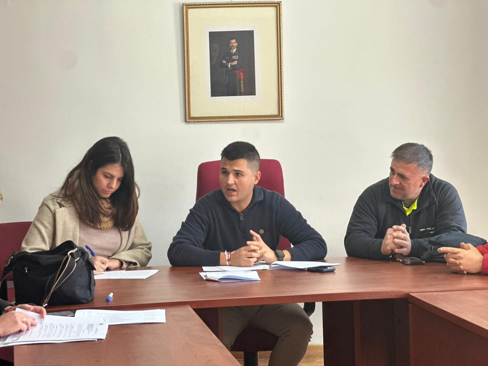 Momento de la sesión plenaria en Alhabia.