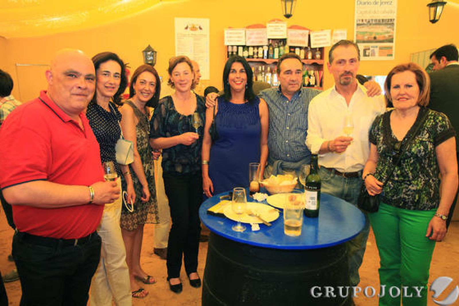 Trabajadores de la Agencia Tributaria en la caseta del Diario

Foto: Vanesa Lobo