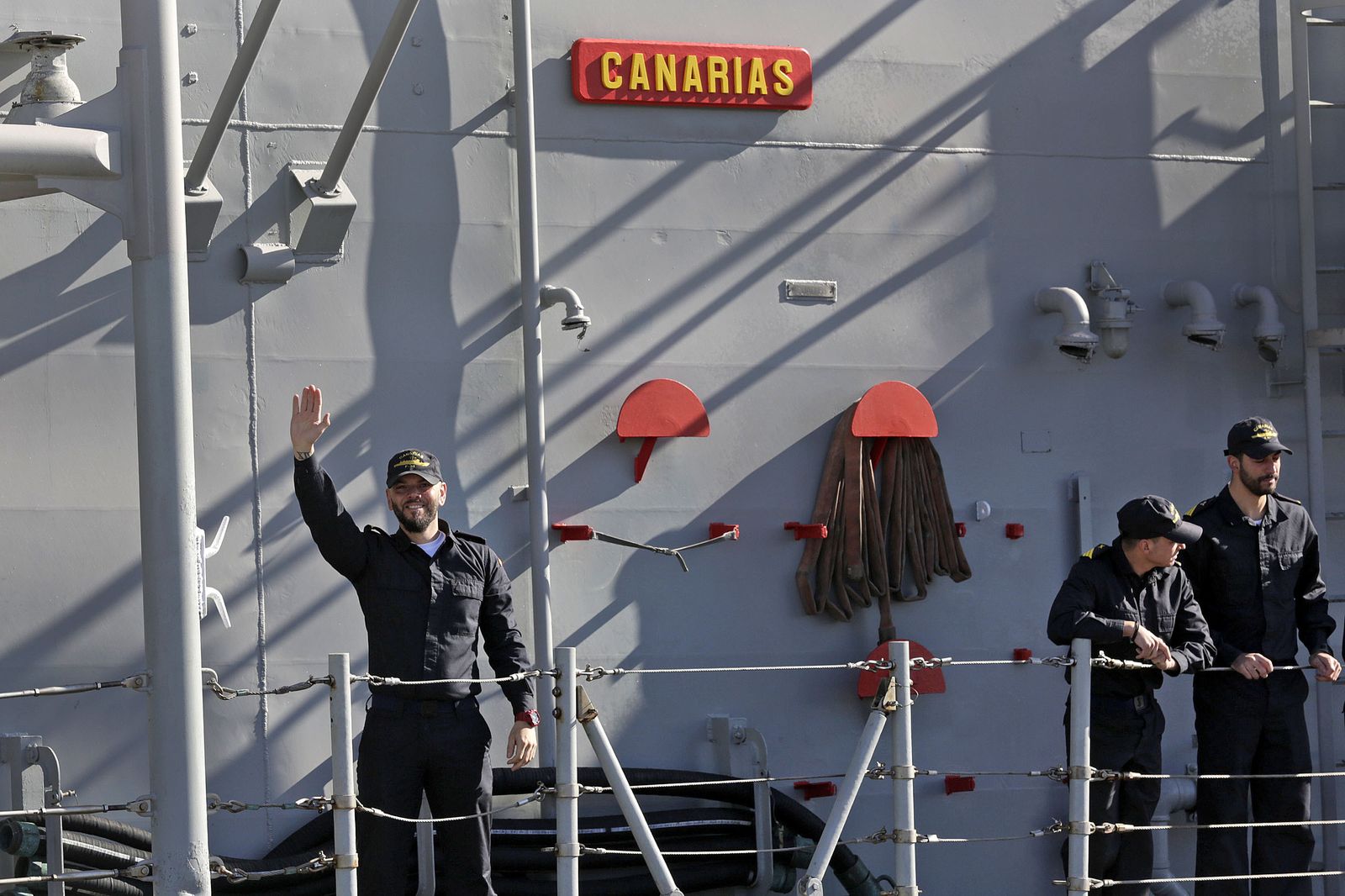 Las mejores imágenes del regreso de la fragata 'Canarias'