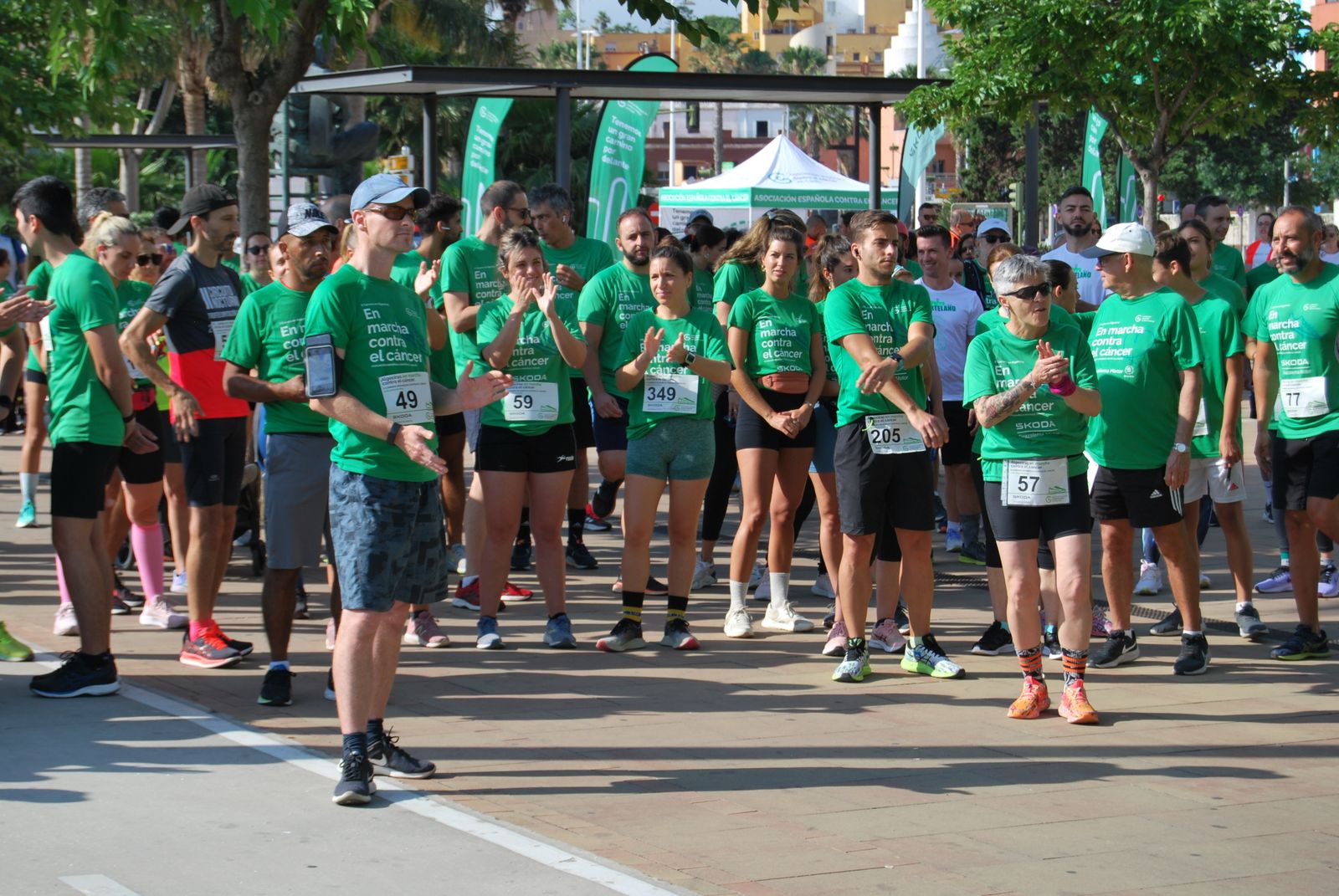 Una edición anterior de la carrera de la Asociación Española contra el Cáncer.