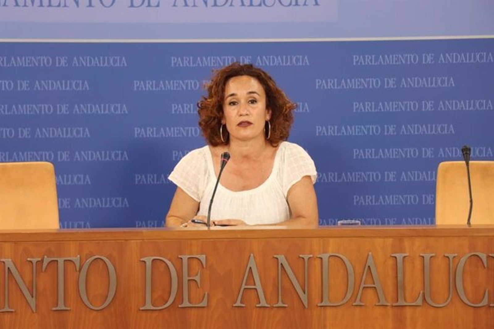 Ana Naranjo durante una rueda de prensa.