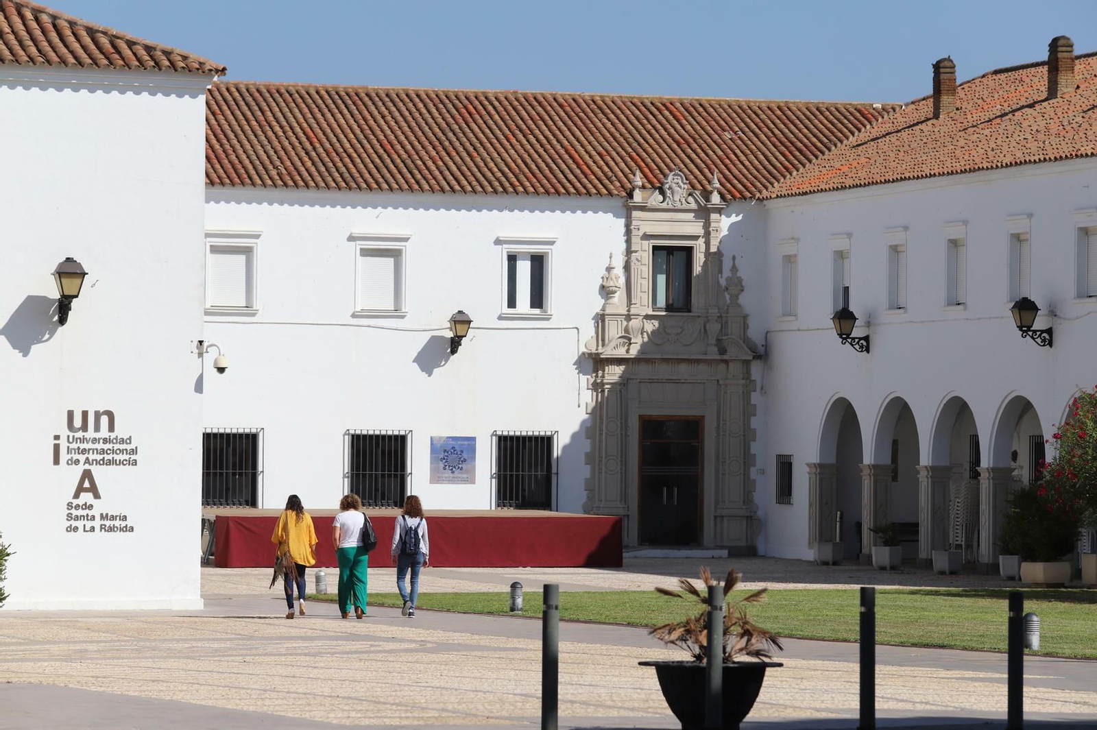 Sede Santa María de La Rábida, donde se imparten los cursos de verano de la UNIA.
