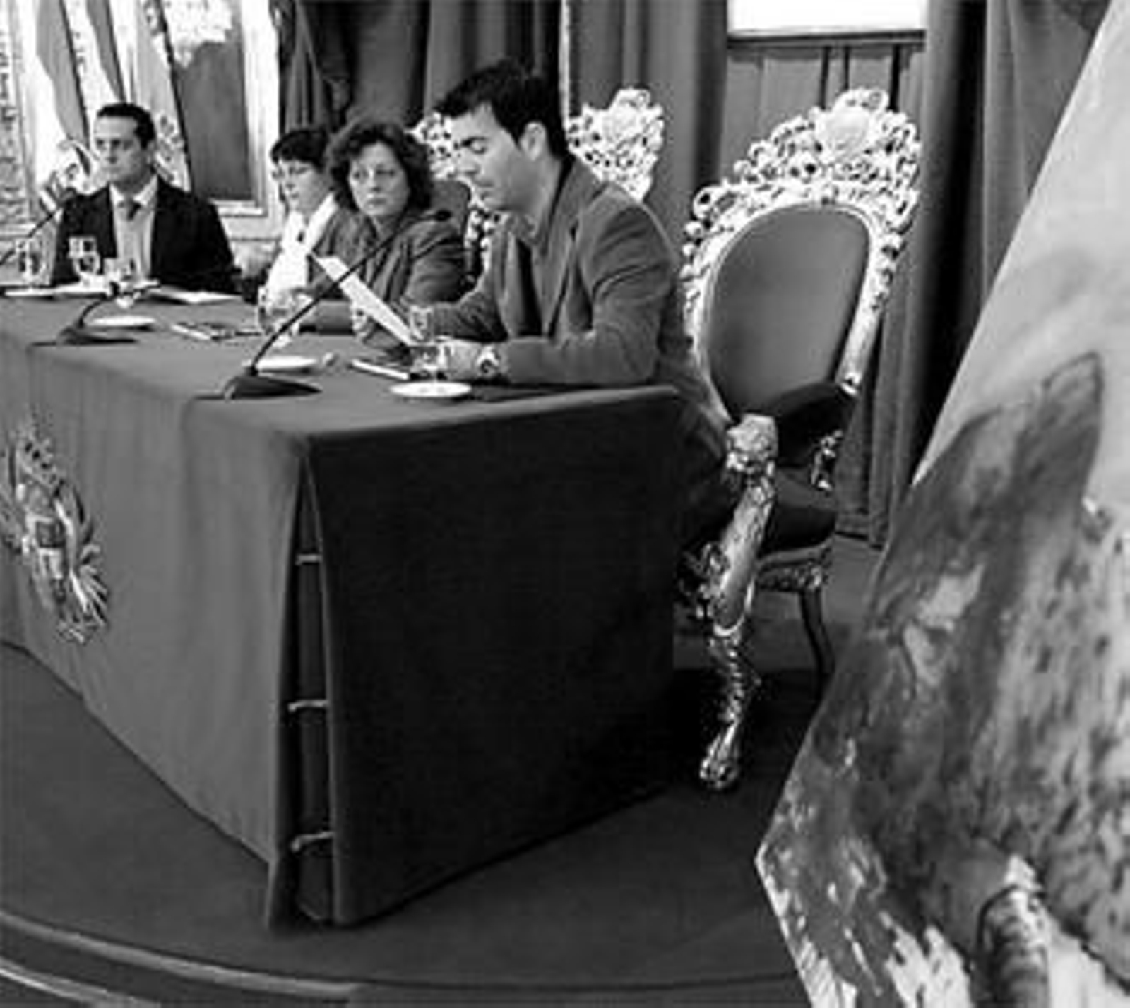 Un momento de la presentación de la revista en Diputación.