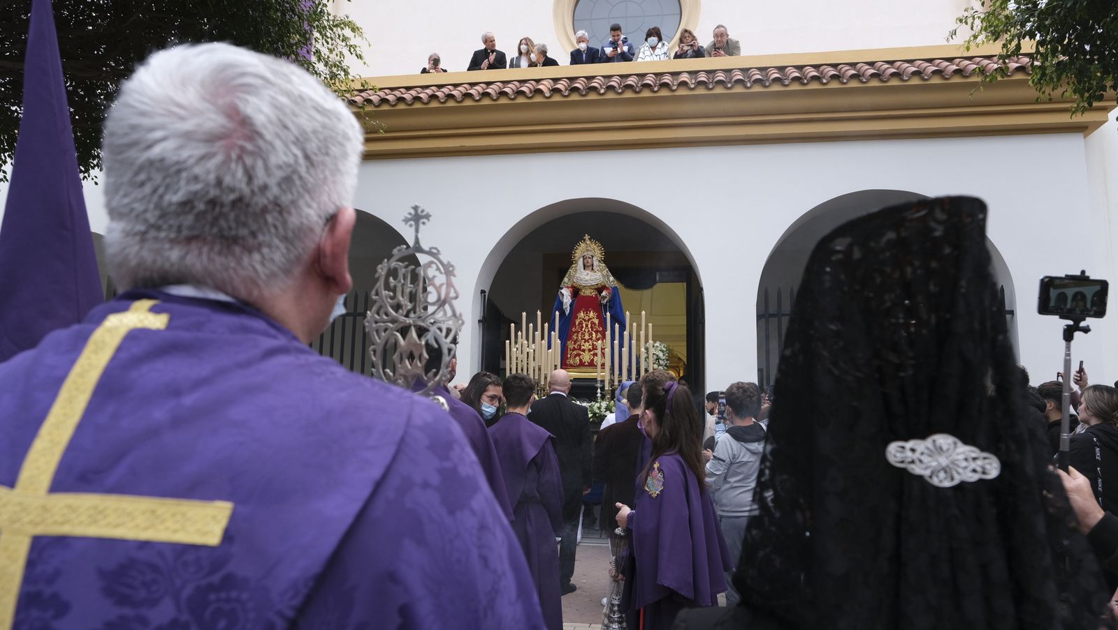Procesión del Encuentro en Almería, en imágenes.