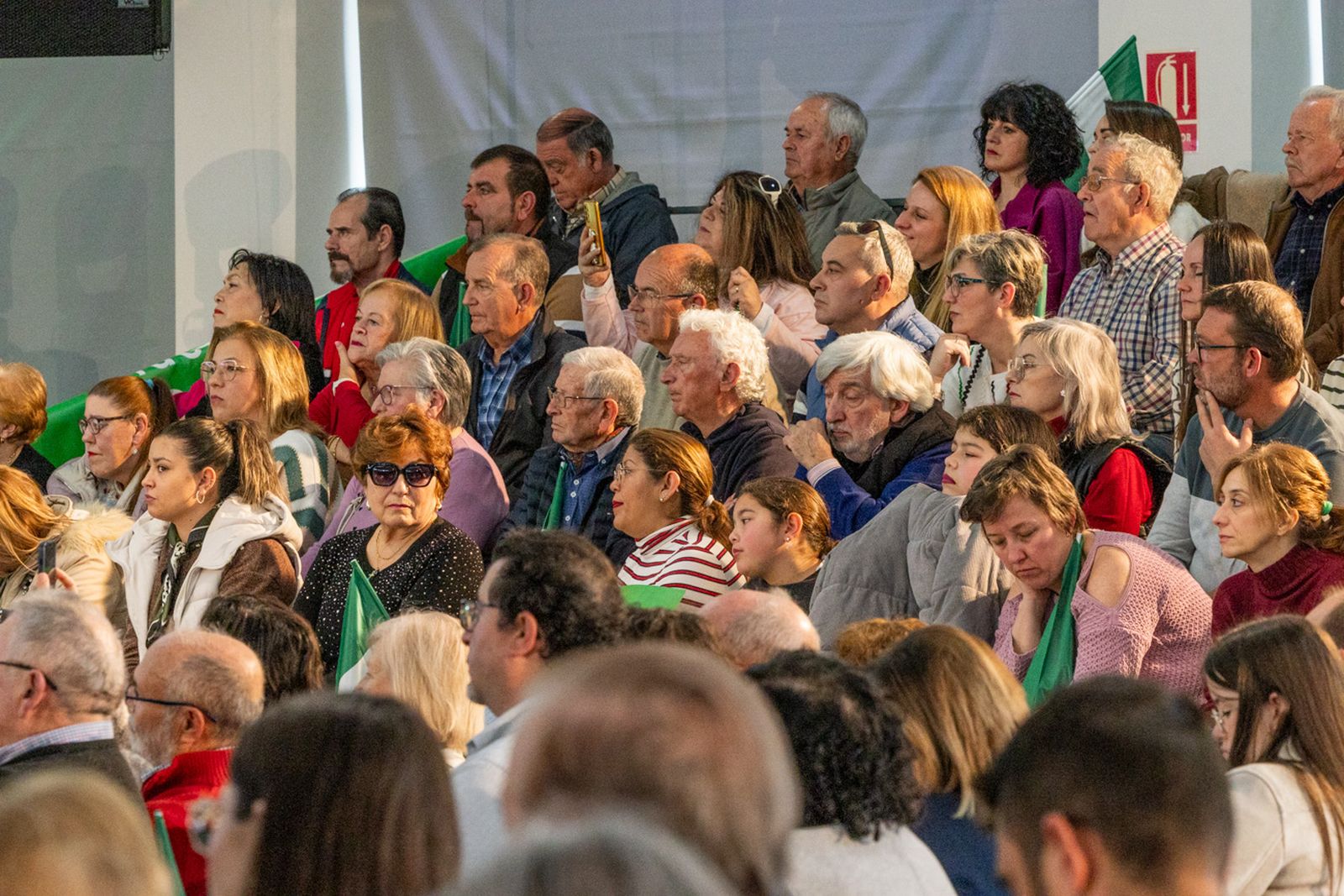 Acto en defensa de los servicios públicos para celebrar el 28F en Jaén