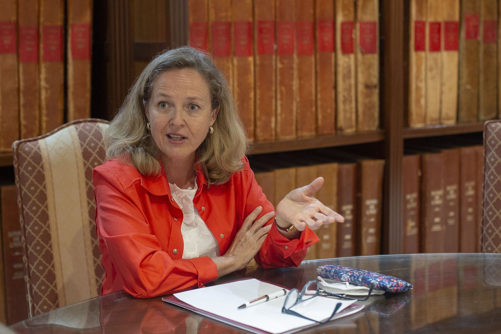 La vicepresidenta primera del Gobierno, Nadia Calviño.