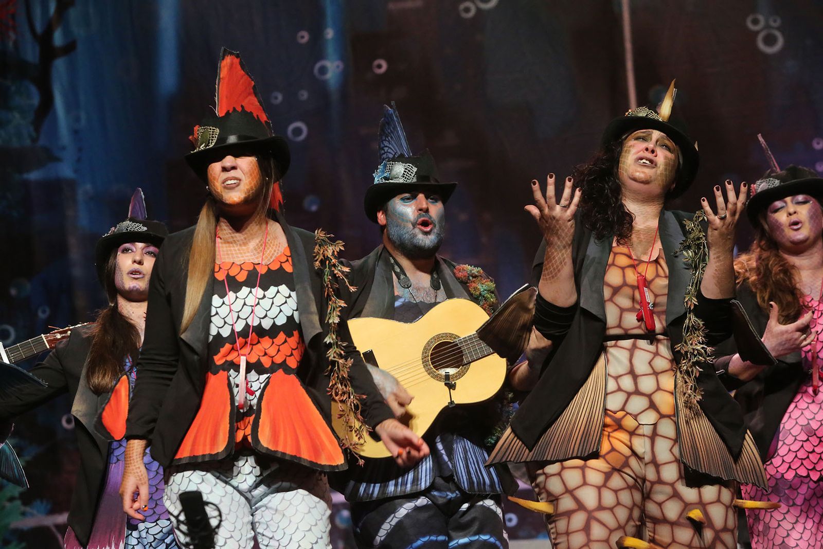 Quinto día de preliminares del Carnaval Colombino en imágenes