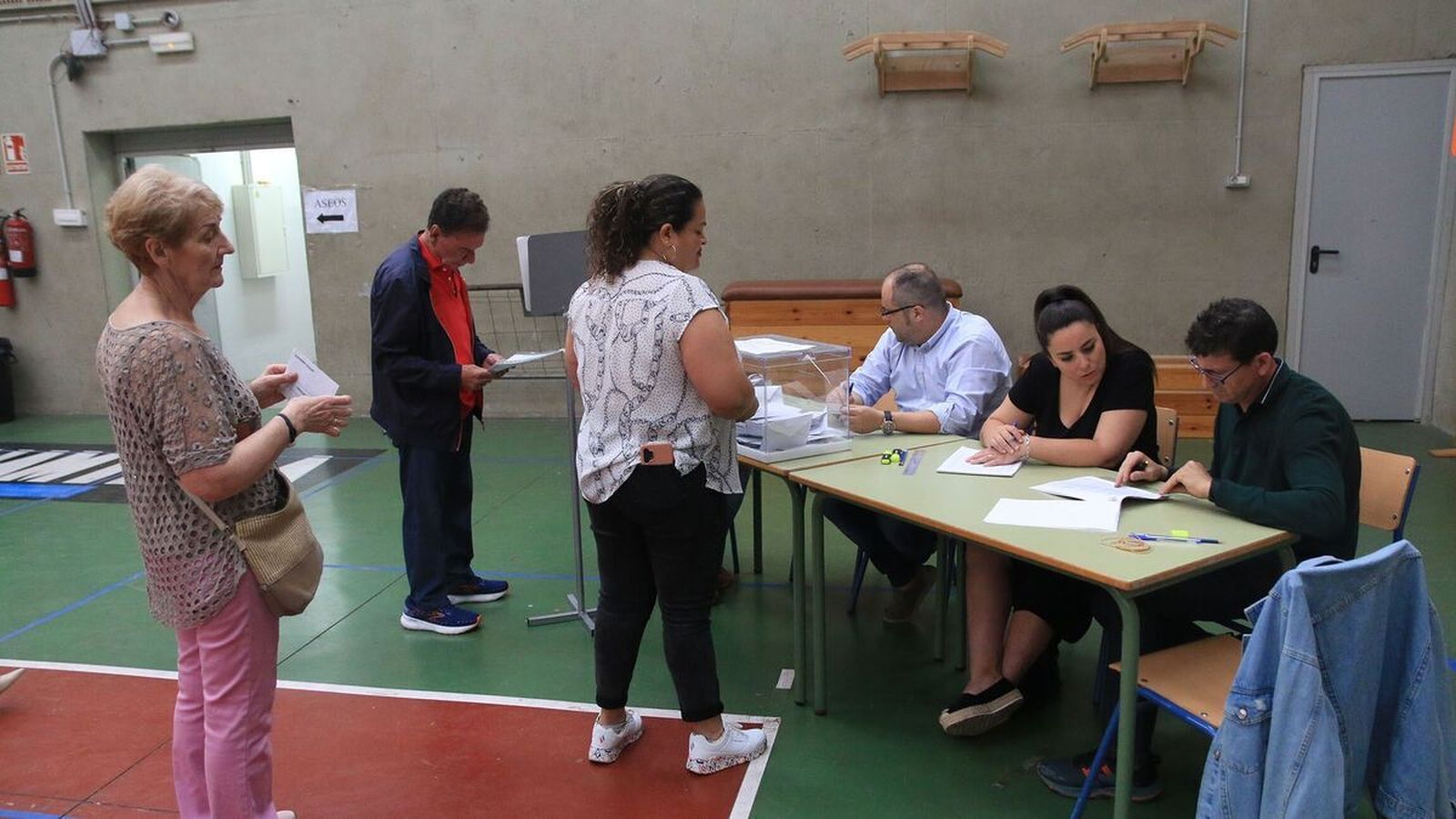 Votación en las elecciones municipales de este pasado mes de mayo.