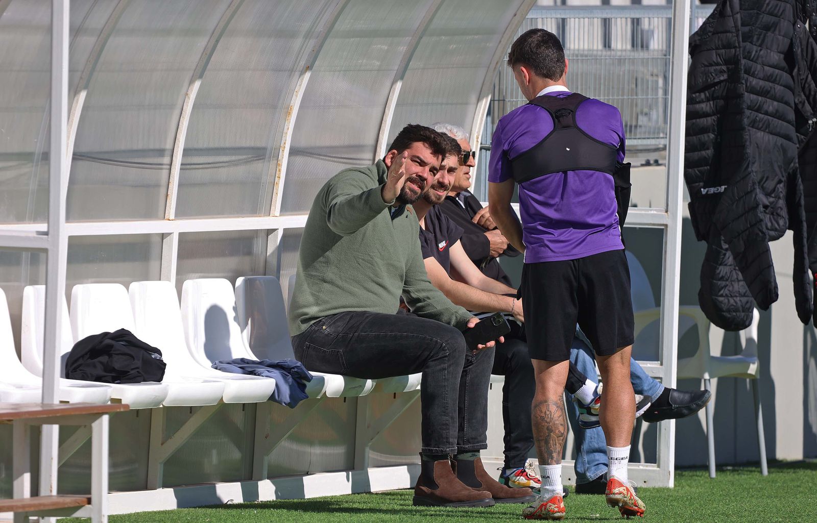 Fotos del entrenamiento de la Balona