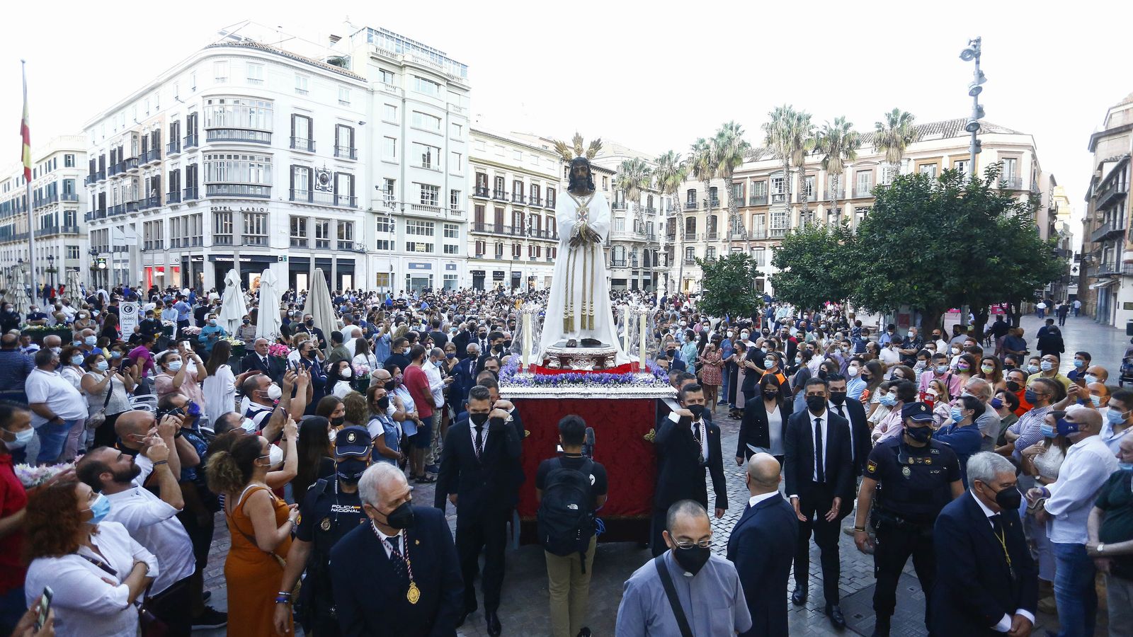 El Cautivo en la Plaza de la Constitución el pasado domingo.
