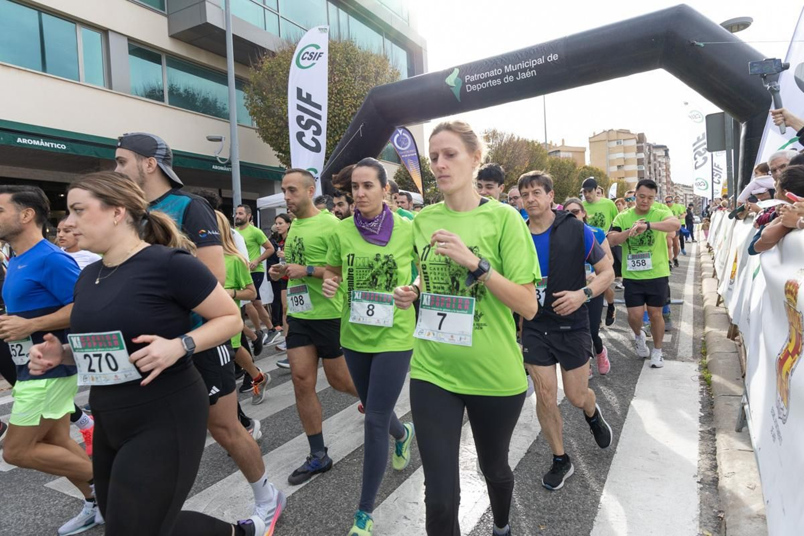 Jaén corre por la NO violencia y la igualdad en la XI carrera organizada por CSIF, en imágenes