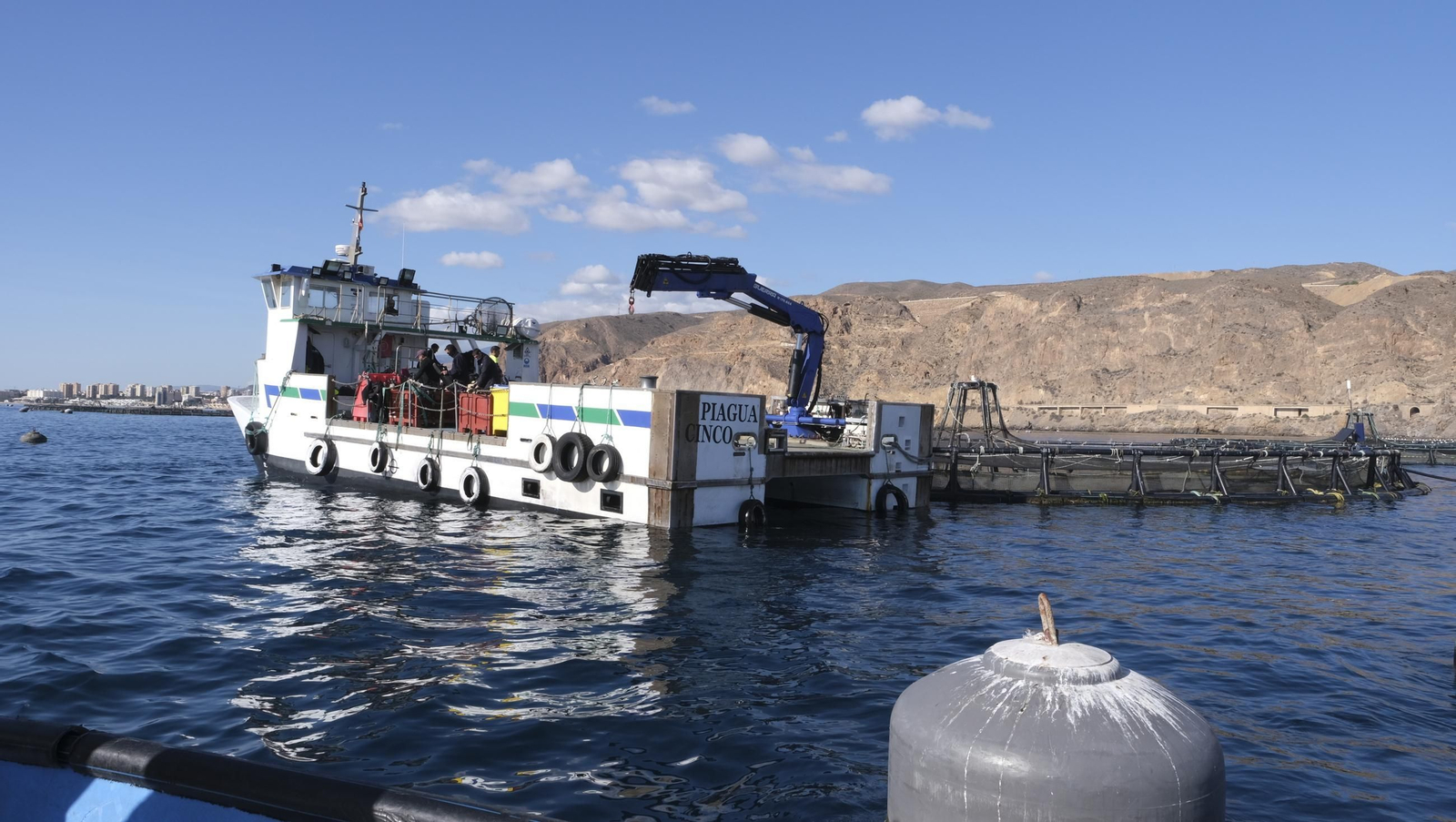 La piscifactoría de El Cañarete, en imágenes