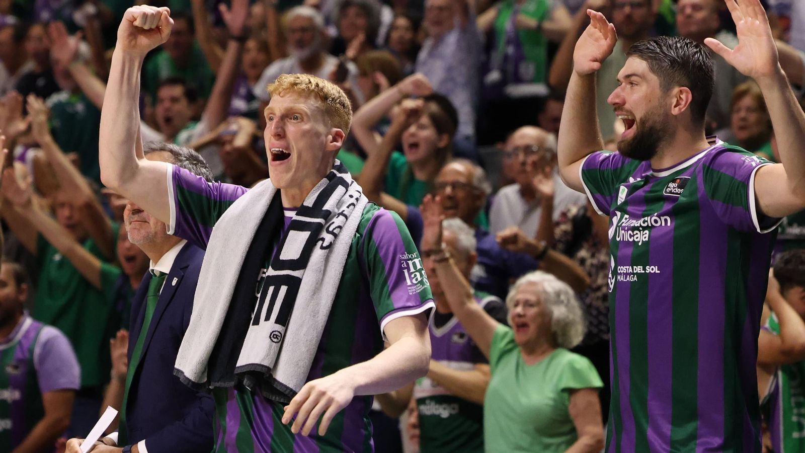 Las fotos del Unicaja-Barcelona, primer partido del play off de la Liga Endesa