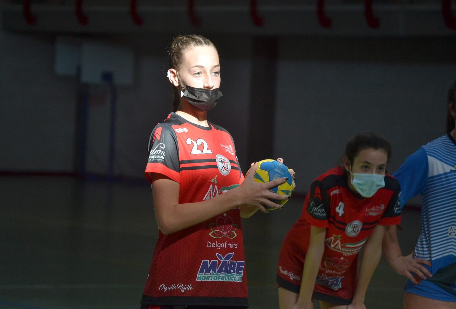 María Beltrán juega en categoría cadete