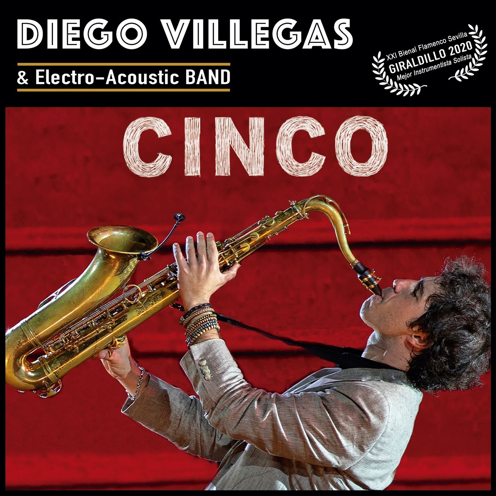 Portada de 'CINCO', disco de Diego Villegas