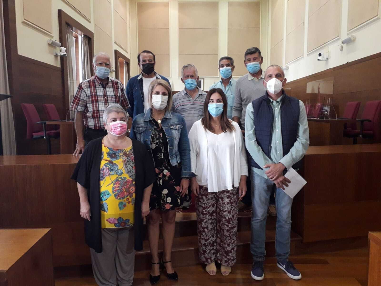 Acto de entrega de la recaudación a ANAES, este lunes.