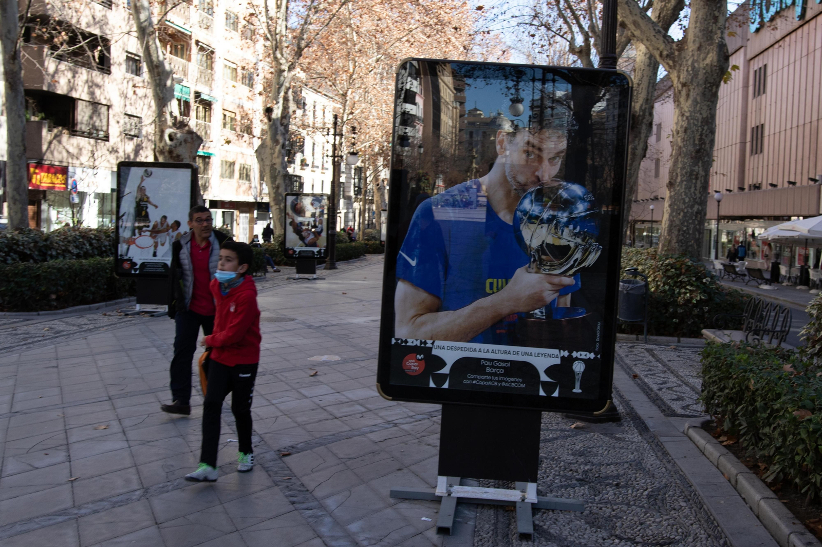 Así vive Granada la celebración de la Copa del Rey de Baloncesto