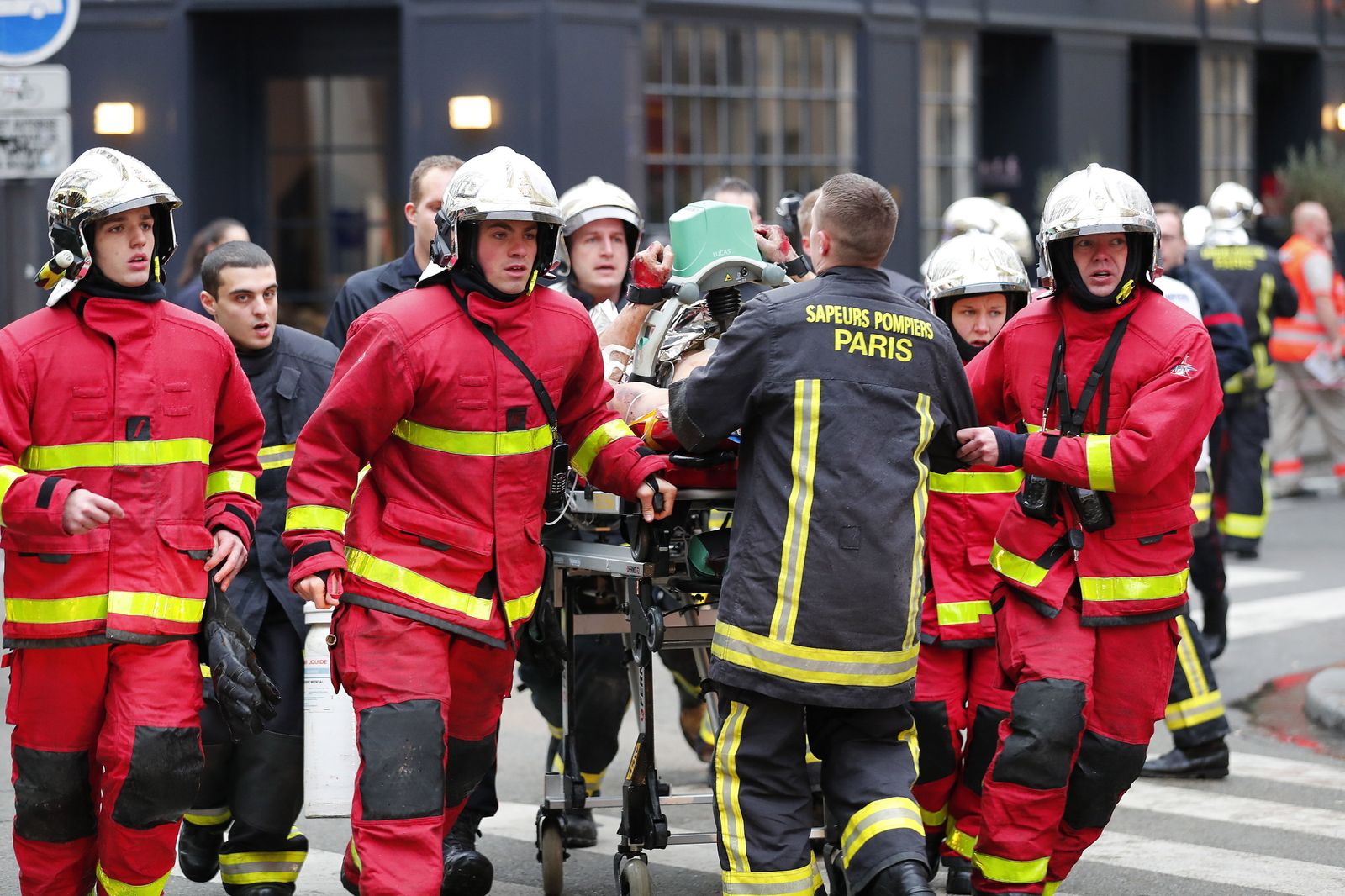 Las imágenes de la explosión de gas en París