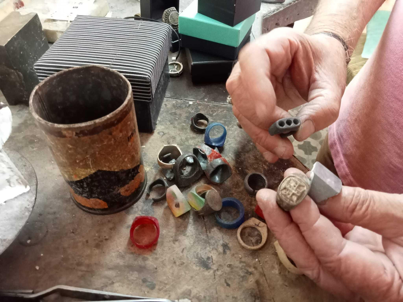 Variedad de moldes de anillos Variedad de moldes de anillos