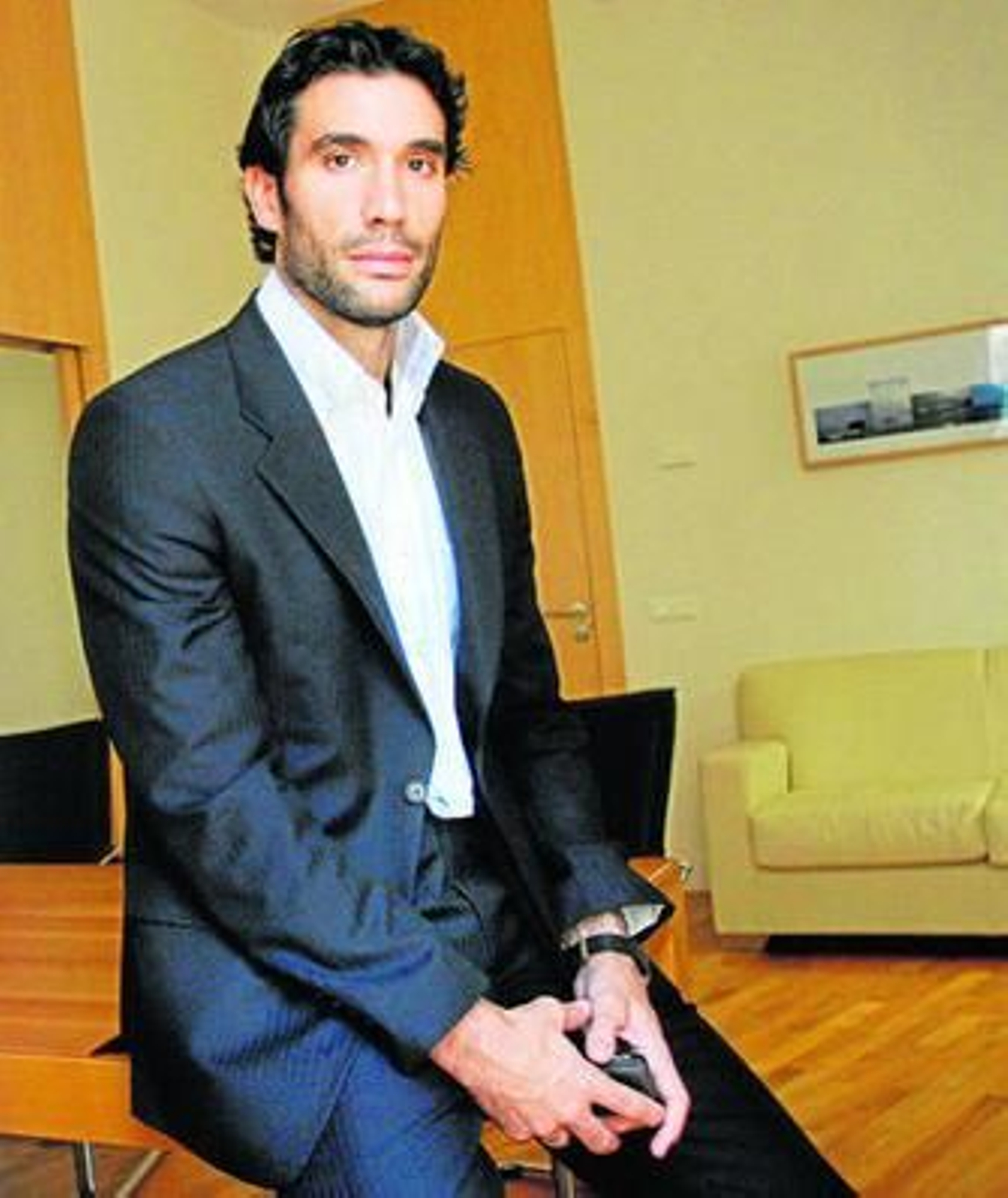 Fernando Sanz posa en las instalaciones de 'Málaga Hoy'.