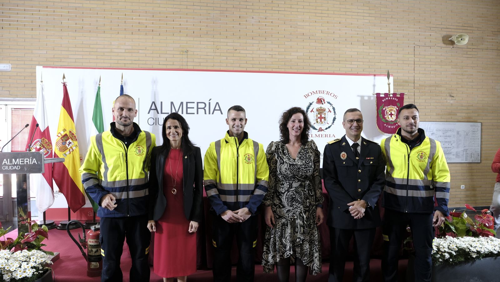 Imágenes del acto del patrón de los bomberos, San Juan de Dios. Almería