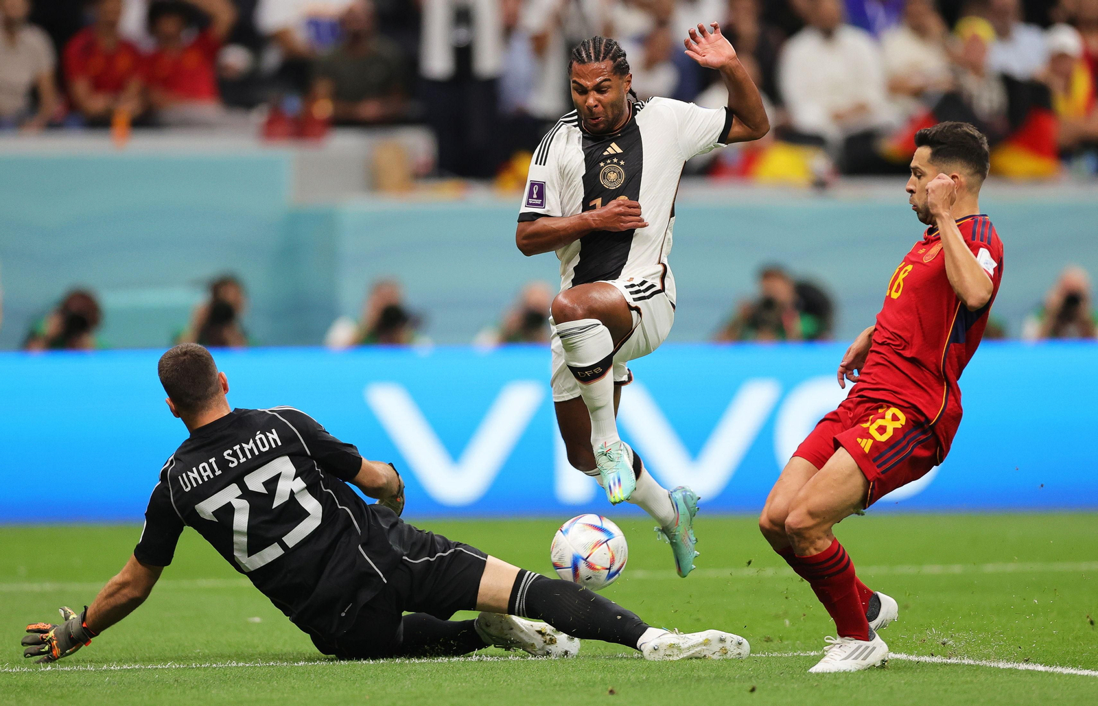 Las fotos del España-Alemania del Mundial de Qatar