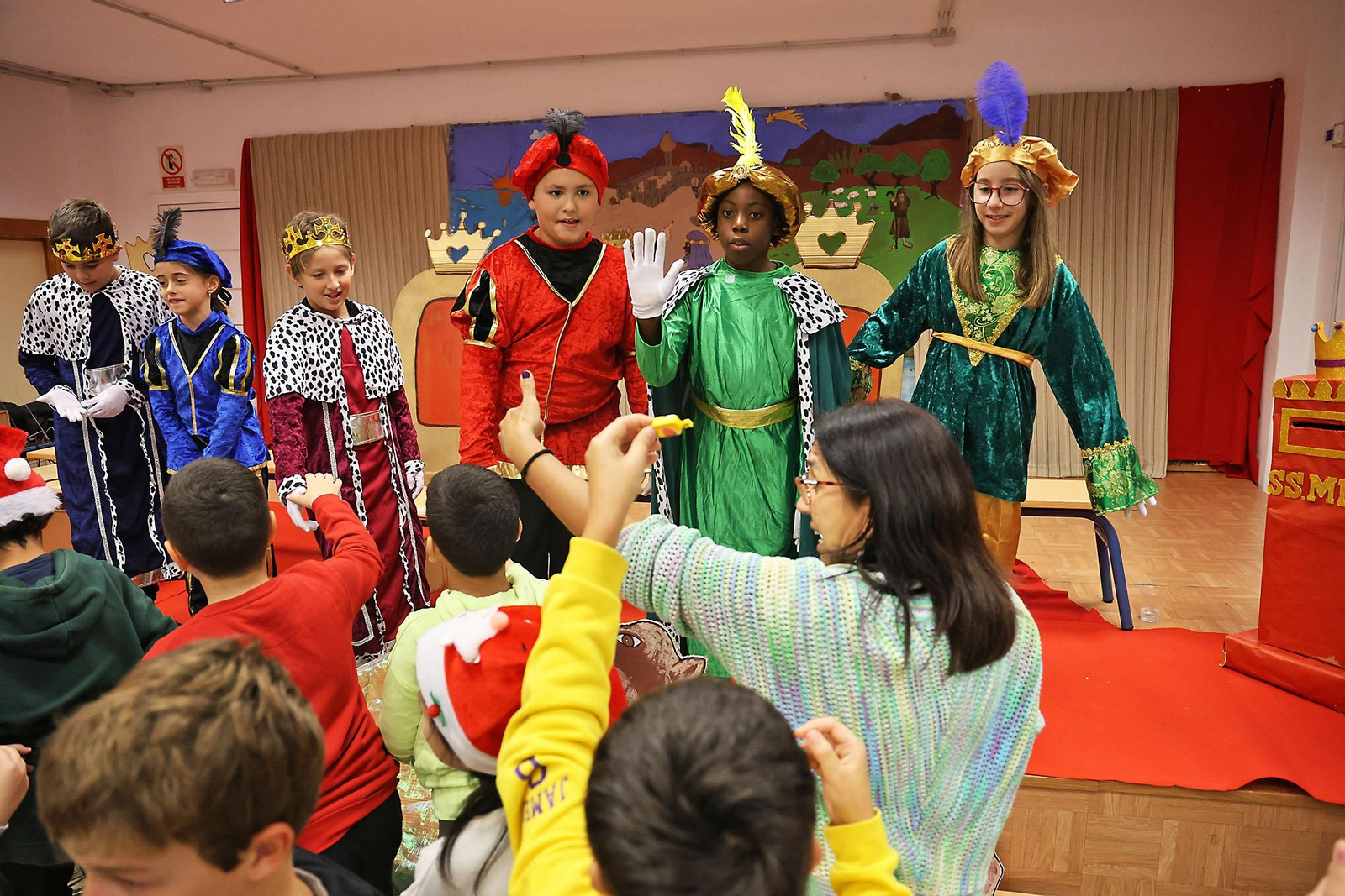 El impresionante Belén viviente del CEIP 12 de Octubre