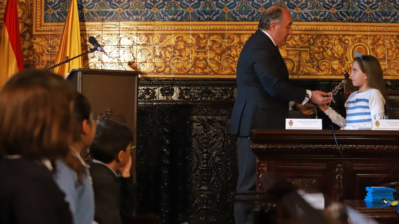 Pleno infantil en el Ayuntamiento de Algeciras