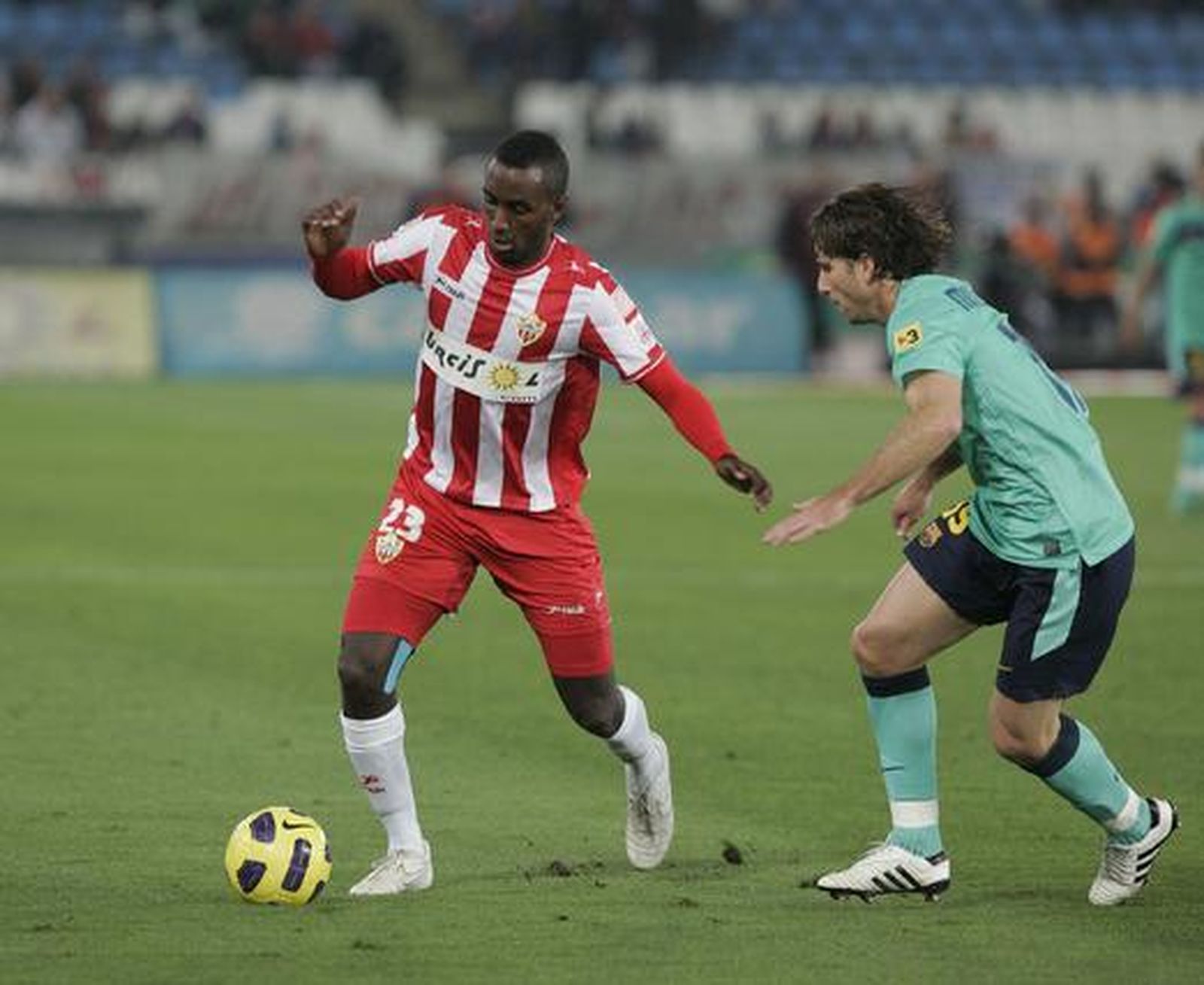 El Almería sufre una goleada histórica.

Foto: Javier Alonso